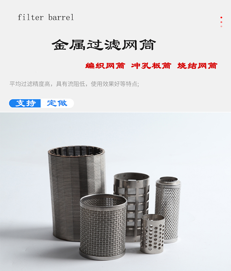 過濾網(wǎng)筒(圖1)